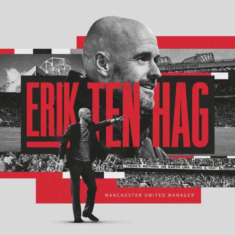 ERIK TEN HAG AL MANCHESTER UNITED 