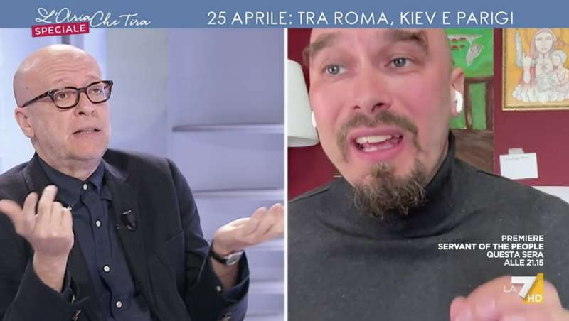 fabrizio roncone vs nicolai lilin l'aria che tira 4