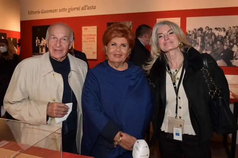 fausto bertinotti la moglie gabriella e la senatrice maria rizzotto  foto di bacco