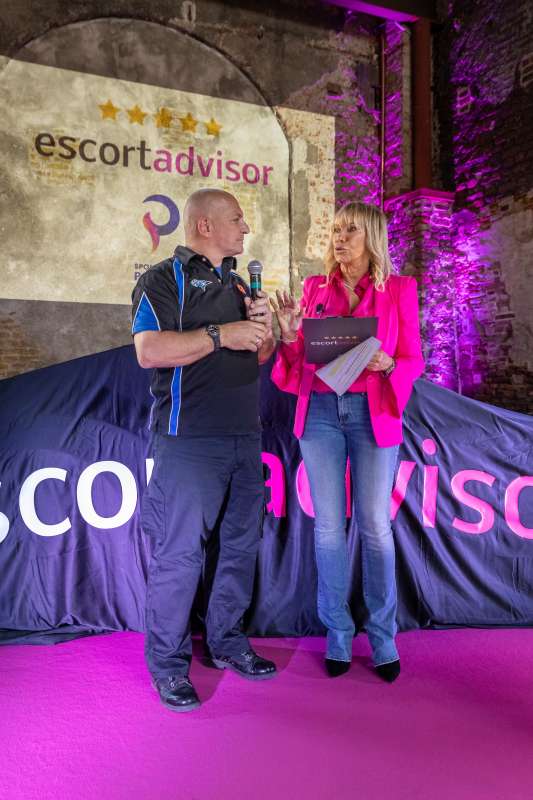 franco trentalance claudia peroni all evento di escort advisor