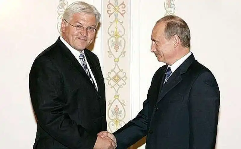 frank walter steinmeir vladimir putin  