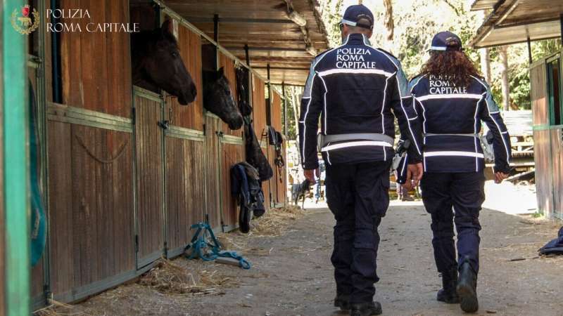 Galoppatoio di Villa Borghese sequestrato