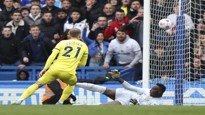 gol di eriksen contro il chelsea