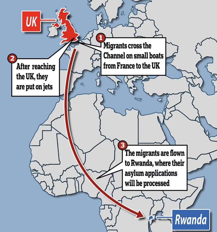 il piano anti migranti di boris johnson