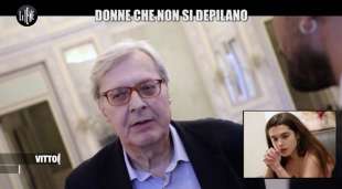 intervista delle iene a vittorio sgarbi sulla depilazione1