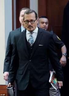 Johnny Depp in tribunale in Virginia