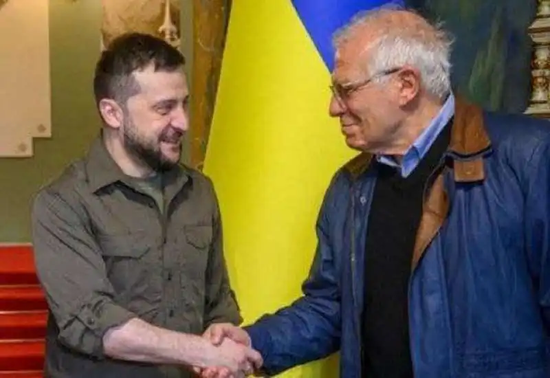 Josep Borrel e Zelensky