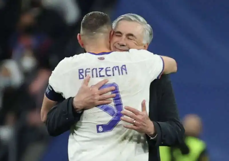 KARIM BENZEMA CARLO ANCELOTTI 