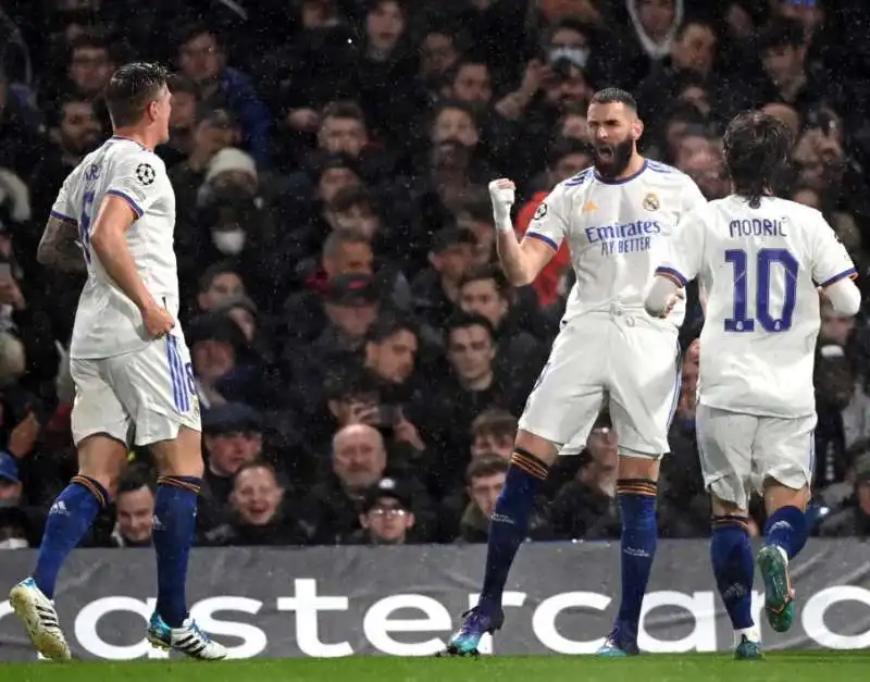 KARIM BENZEMA CONTRO IL CHELSEA 