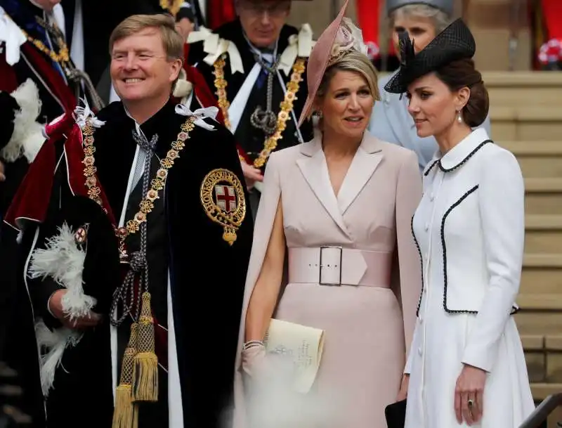 Kate Middleton con la regina Maxima