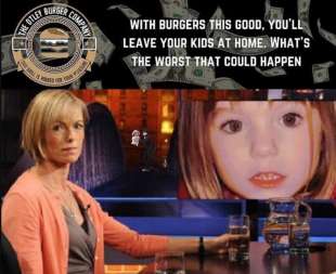 la foto di maddie mccann per la pubblicita' degli hamburger 3