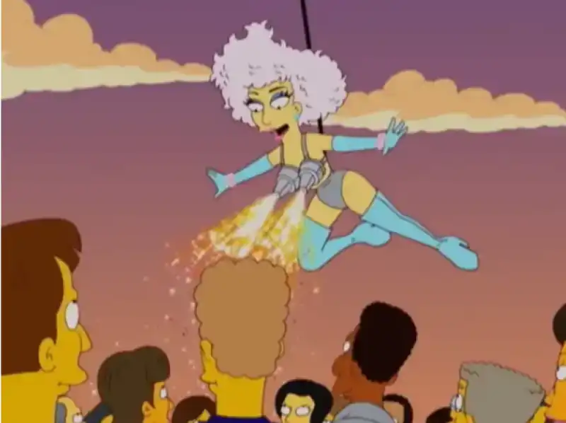 lady gaga nei simpsons 