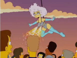 lady gaga nei simpsons