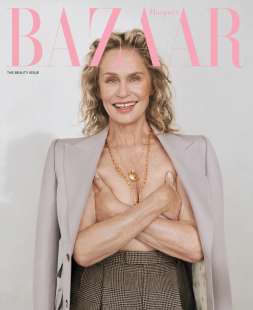 Lauren Hutton su Harper Bazaar