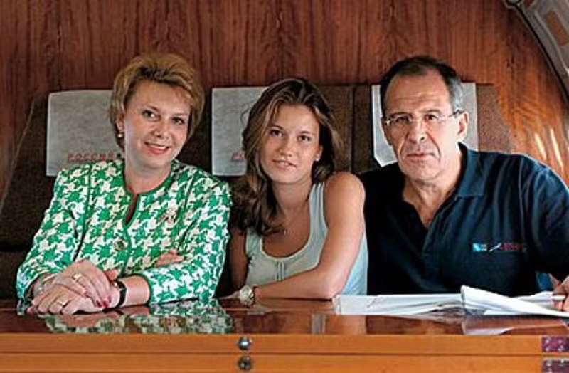 Lavrov Con La Moglie E La Figlia Dago Fotogallery