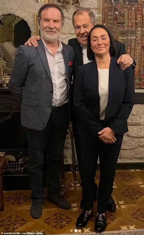 Lavrov con Svetlana Polyakova