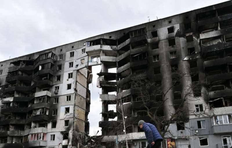 le immagini di borodyanka distrutta in ucraina 2