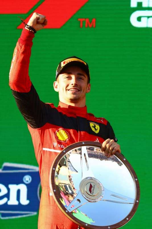 leclerc vince il gp australiano