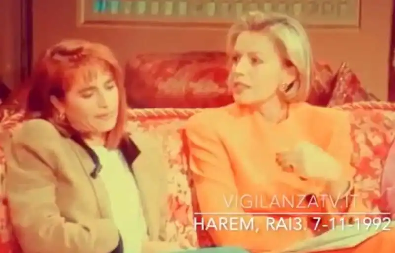 lilli gruber e catherine spaak ad harem 9