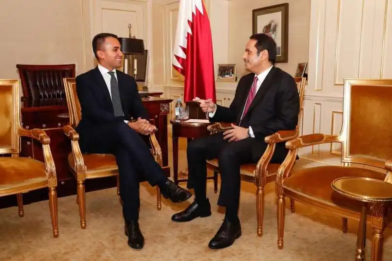 LUIGI DI MAIO  MOHAMMED AL THANI 