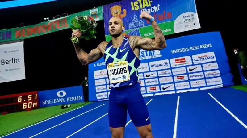 marcell jacobs ai mondiali indoor di belgrado 6