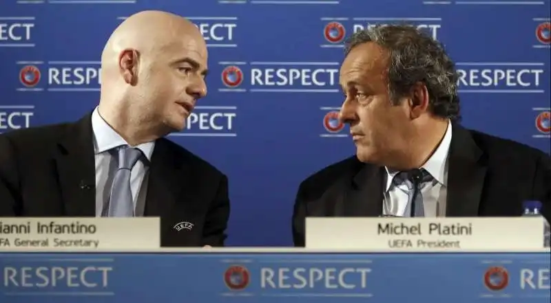 michel platini gianni infantino 