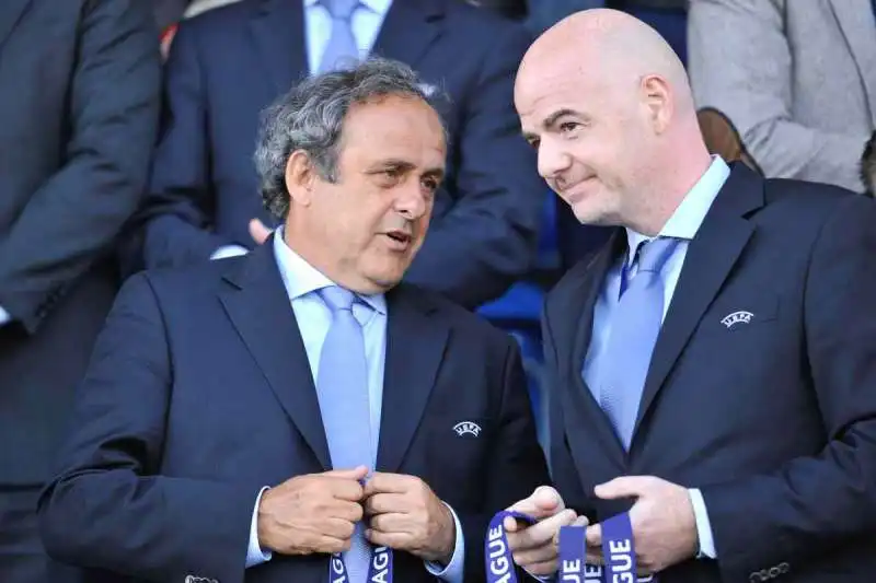 michel platini gianni infantino 