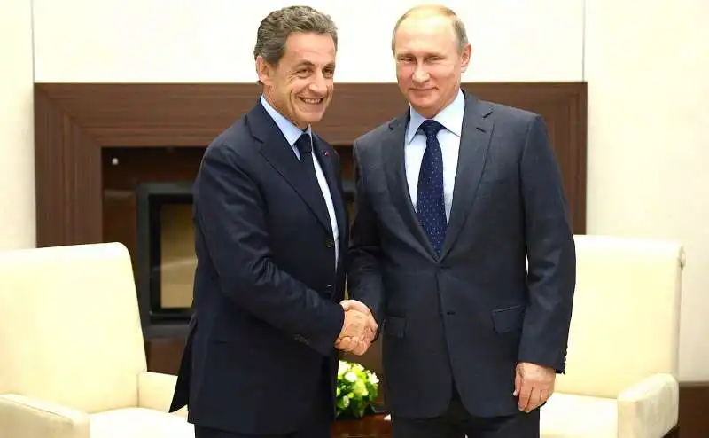 NICOLAS SARKOZY VLADIMIR PUTIN 