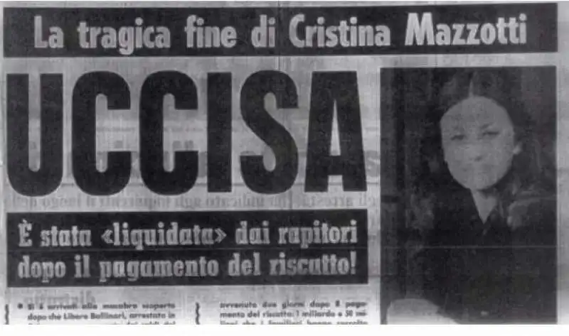 OMICIDIO CRISTINA MAZZOTTI 