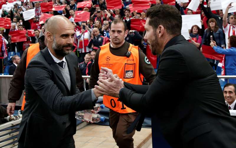 PEP GUARDIOLA DIEGO SIMEONE