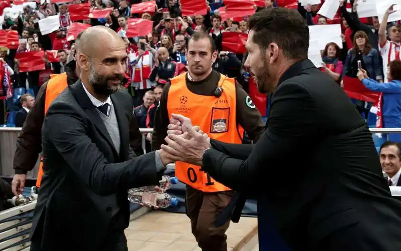 PEP GUARDIOLA DIEGO SIMEONE 