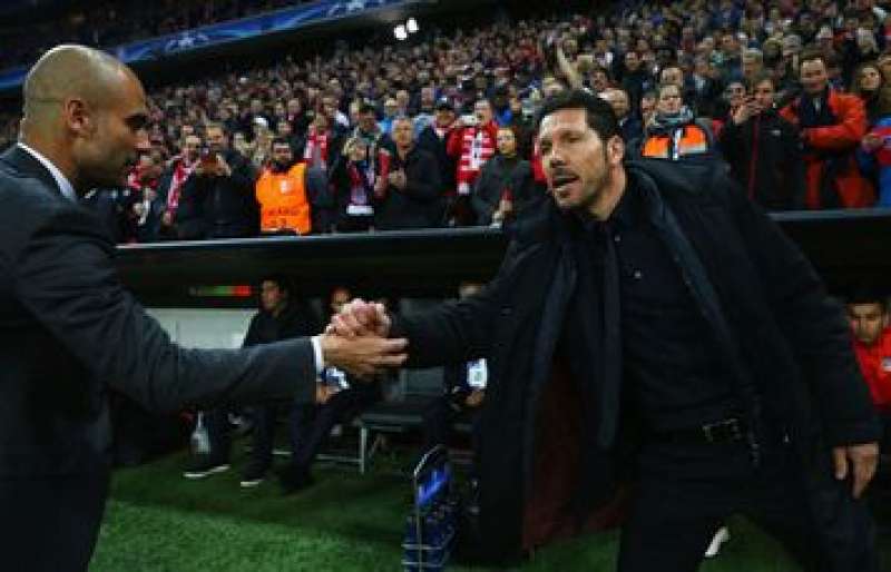 PEP GUARDIOLA DIEGO SIMEONE