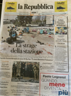 REPUBBLICA 9 APRILE PRIMA PAGINA