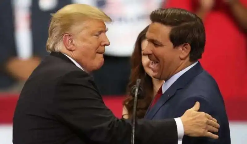  ron desantis con donald trump 2