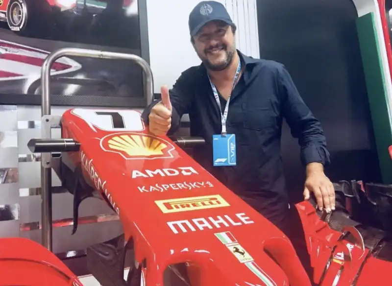 salvini porta sfiga alla ferrari