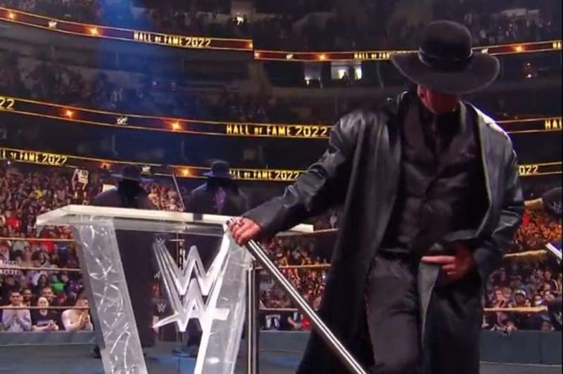 the undertaker entra nella hall of fame della wwe