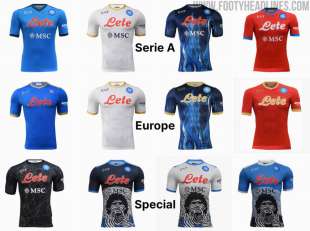 tutte le maglie del napoli 2022