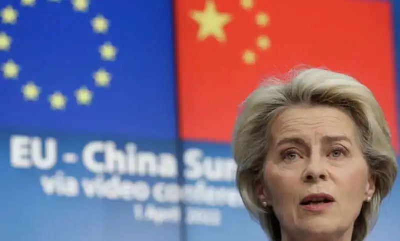 ursula  von der leyen   summit ue cina  