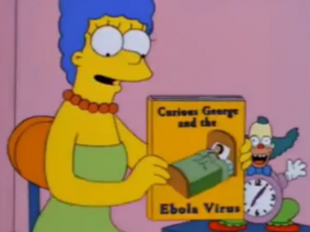 virus ebola nei simpsons