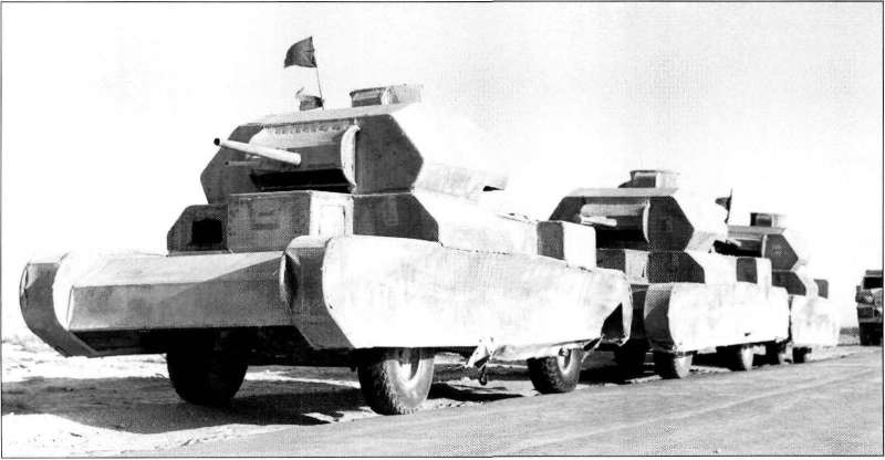 wwii dummy british tanks