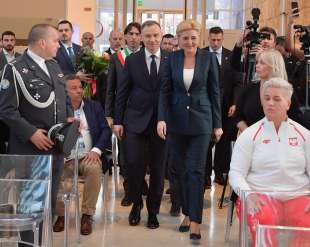 agata kornhauser moglie del presidente andrzej duda alessandro onorato foto di bacco