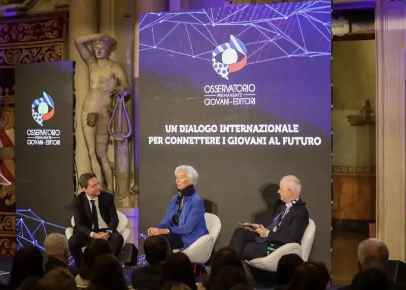 andrea ceccherini christine lagarde luciano fontana 2