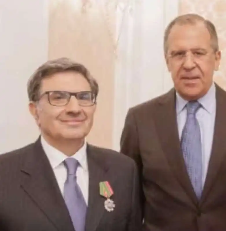 ANTONIO FALLICO E SERGEJ LAVROV