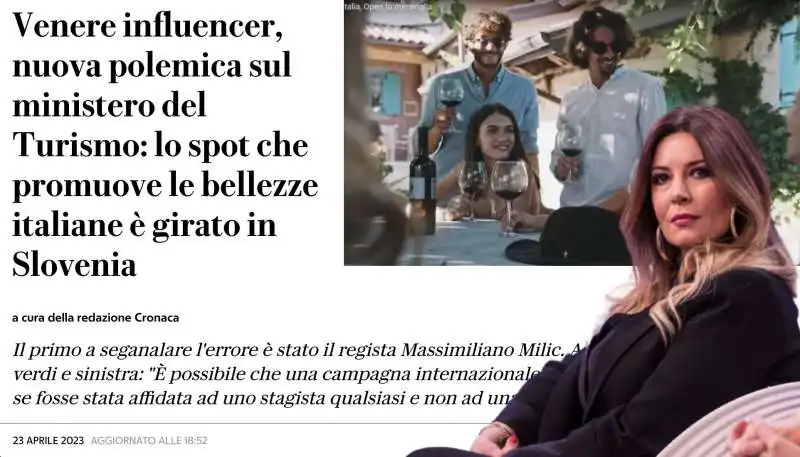 ARTICOLO DI REPUBBLICA SUL VIDEO SPOT DEL MINISTERO DEL TURISMO GIRATO IN SLOVENIA