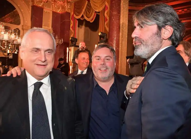 claudio lotito  luciano nobili  francesco bonifazi  foto di bacco  (1)