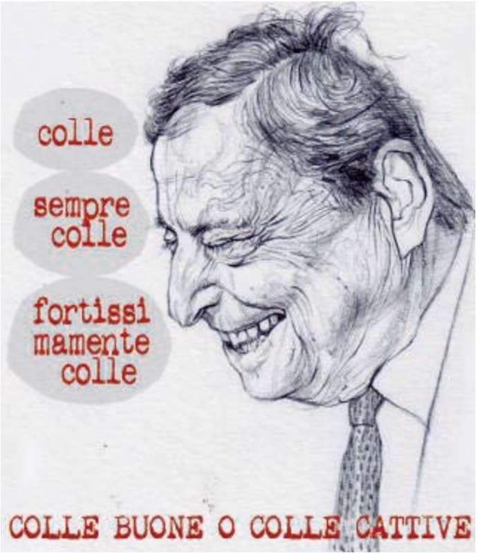 colle buone o colle cattive mario draghi vignetta di riccardo mannelli