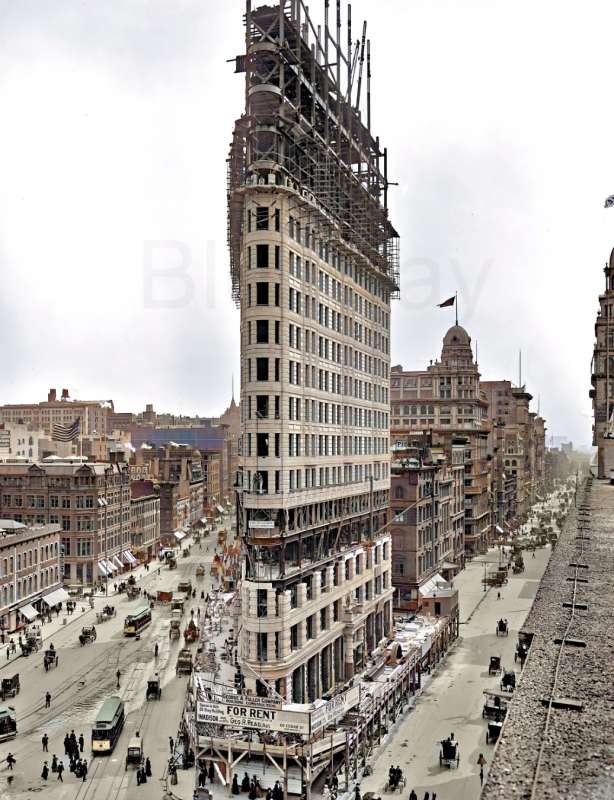 costruzione flatiron building new york