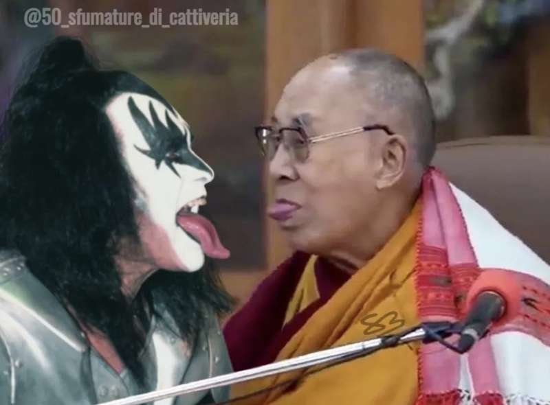 DALAI LAMA MEME BY 50 SFUMATURE DI CATTIVERIA