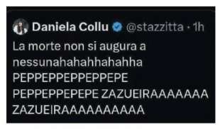 DANIELA COLLU SI AUGURA LA MORTE DI SILVIO BERLUSCONI