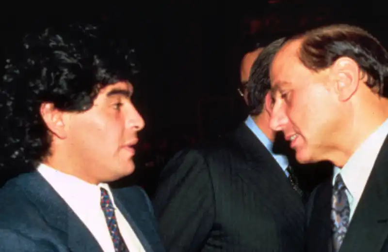 diego maradona silvio berlusconi